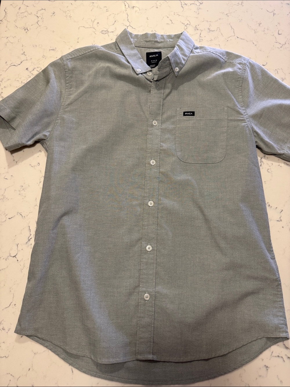 RVCA short sleeve button down shirt